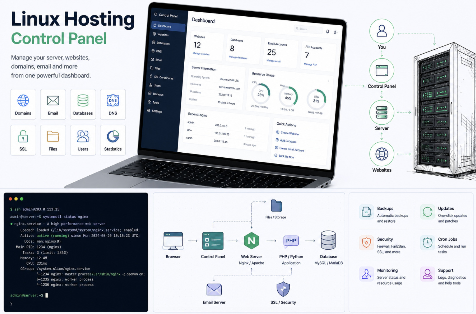 How to Choose the Right Web Hosting Control Panel for Linux